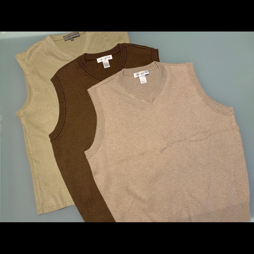 $13 for 3 x Men’s Vests for spring & fall